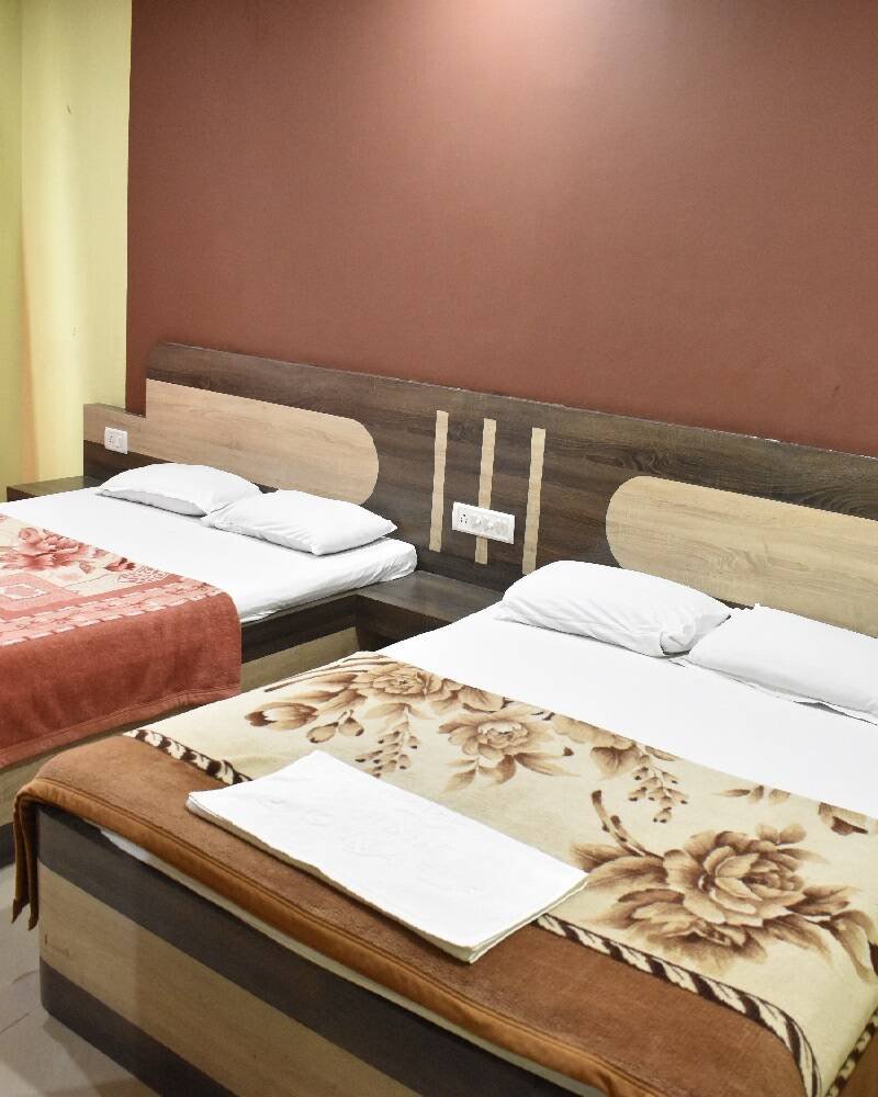 Standard four bed non AC room at Sonali Hotel Puri